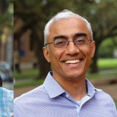 Headshots of Melissa Duarte and Ashutosh Sabharwal